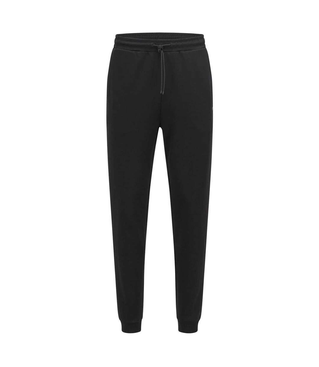 Mens Cotton Relaxed Fit Jogging Bottoms Black Boss-2
