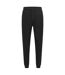 Mens Cotton Relaxed Fit Jogging Bottoms Black Boss-2