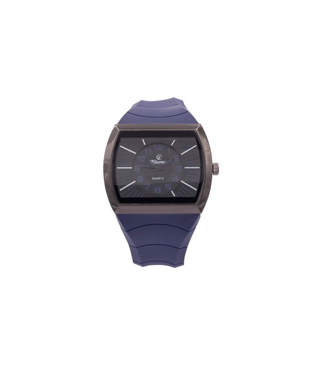 Jolie Montre Homme Silicone Bleu CHTIME