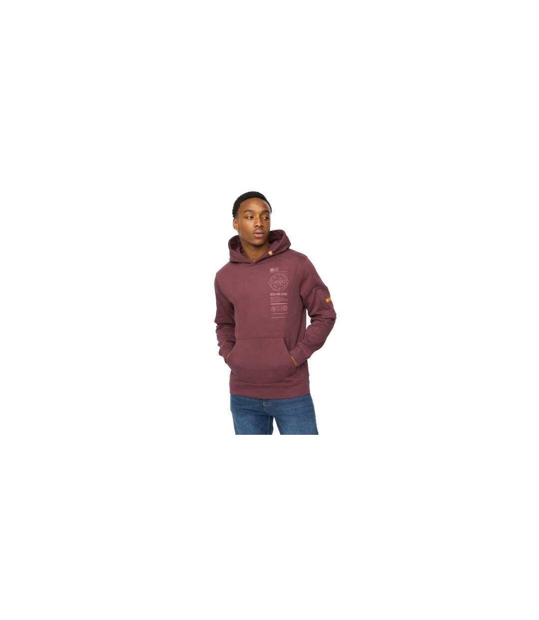 Sweat À Capuche Ashland Homme Raisins Secs Duck And Cover-1