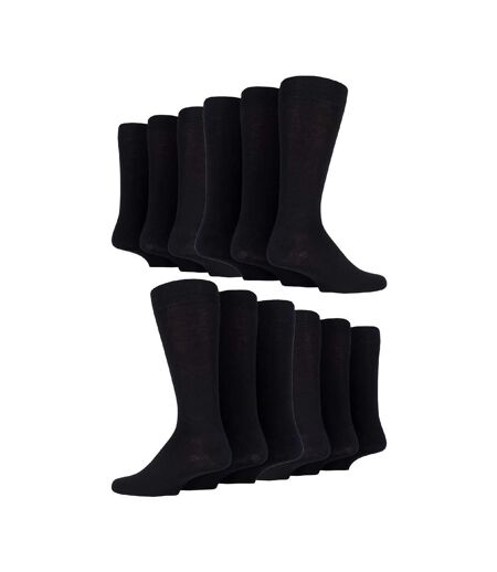 12 Pair Mens Colourful Cotton Striped Patterned Dress Socks
