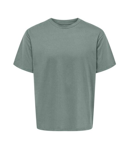 T-shirt vert d'eau homme only & sons chinois - l