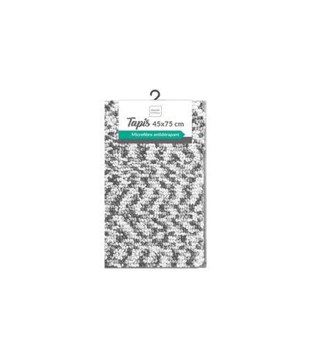 Tapis de Bain Friza 45x75cm Blanc & Gris