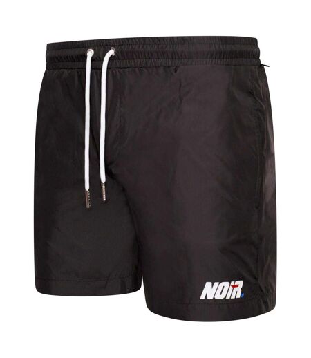 Short De Bain Motif/style Lettrage Homme Noir Societe Noir