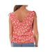 Top rouge femme only ruching-2