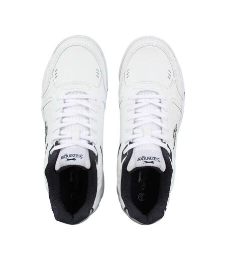 Mens Tennis Shoes White Navy Slazenger
