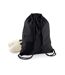 Drawstring Bag One Size Black Westford Mill-2