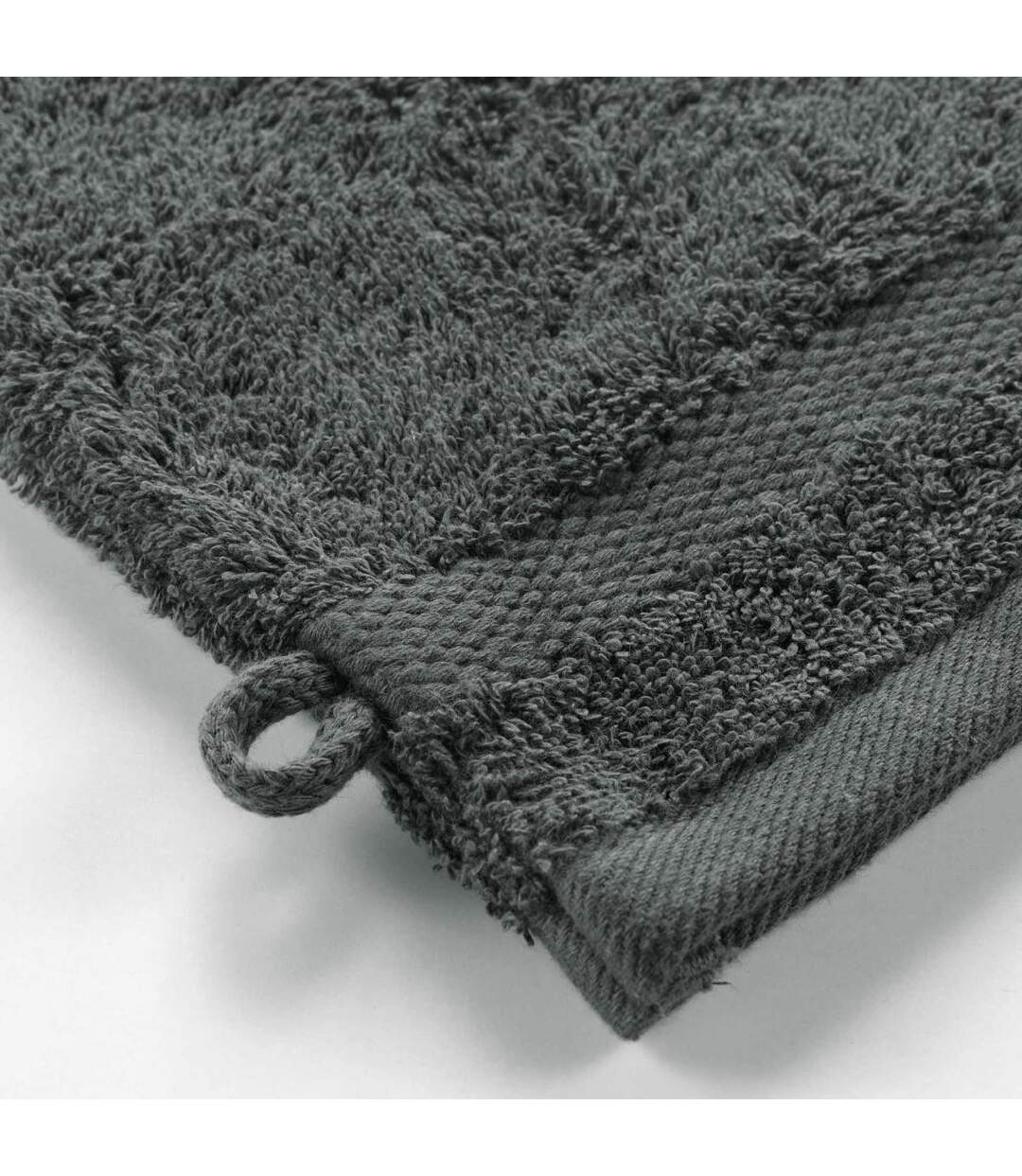 Lot de 2 Gants de Toilette Elegance 15x21cm Anthracite-2