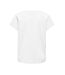T-Shirt blanc femme only mally life loose-2