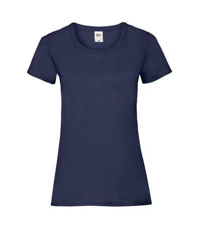Fruit of the Loom - T-shirt - Femme (Bleu marine foncé) - UTPC5766