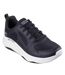 Womens/ladies D´lux Fitness Running Trainers Black White Skechers-1
