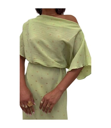 Robe Longue Femme Vert Never Fully Dressed