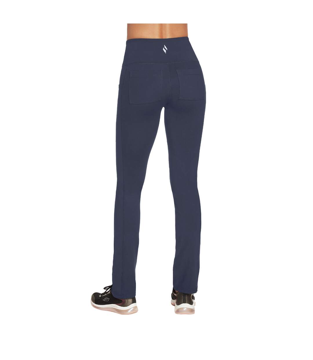 Womens/ladies Go Walk Jogging Bottoms Navy Skechers-3