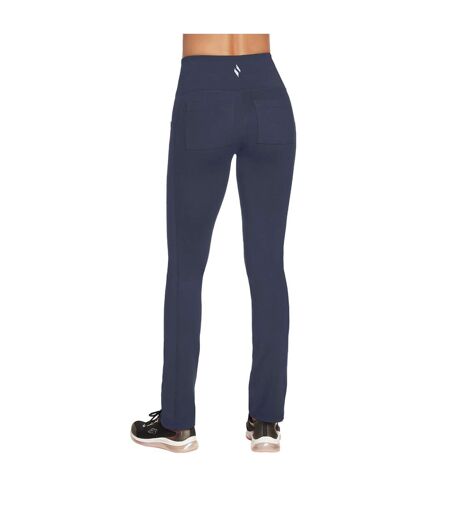 Womens/ladies Go Walk Jogging Bottoms Navy Skechers
