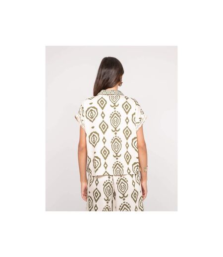 Chemise manches courtes motifs OFELIA - Dona X Lisa