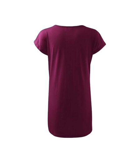 Robe Décontractée Motif/style Uni Love Femme Fuchsia Malfini