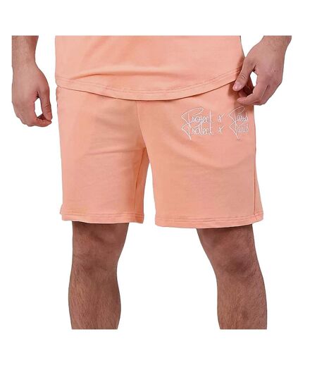 Short orange homme project x paris double logo - l