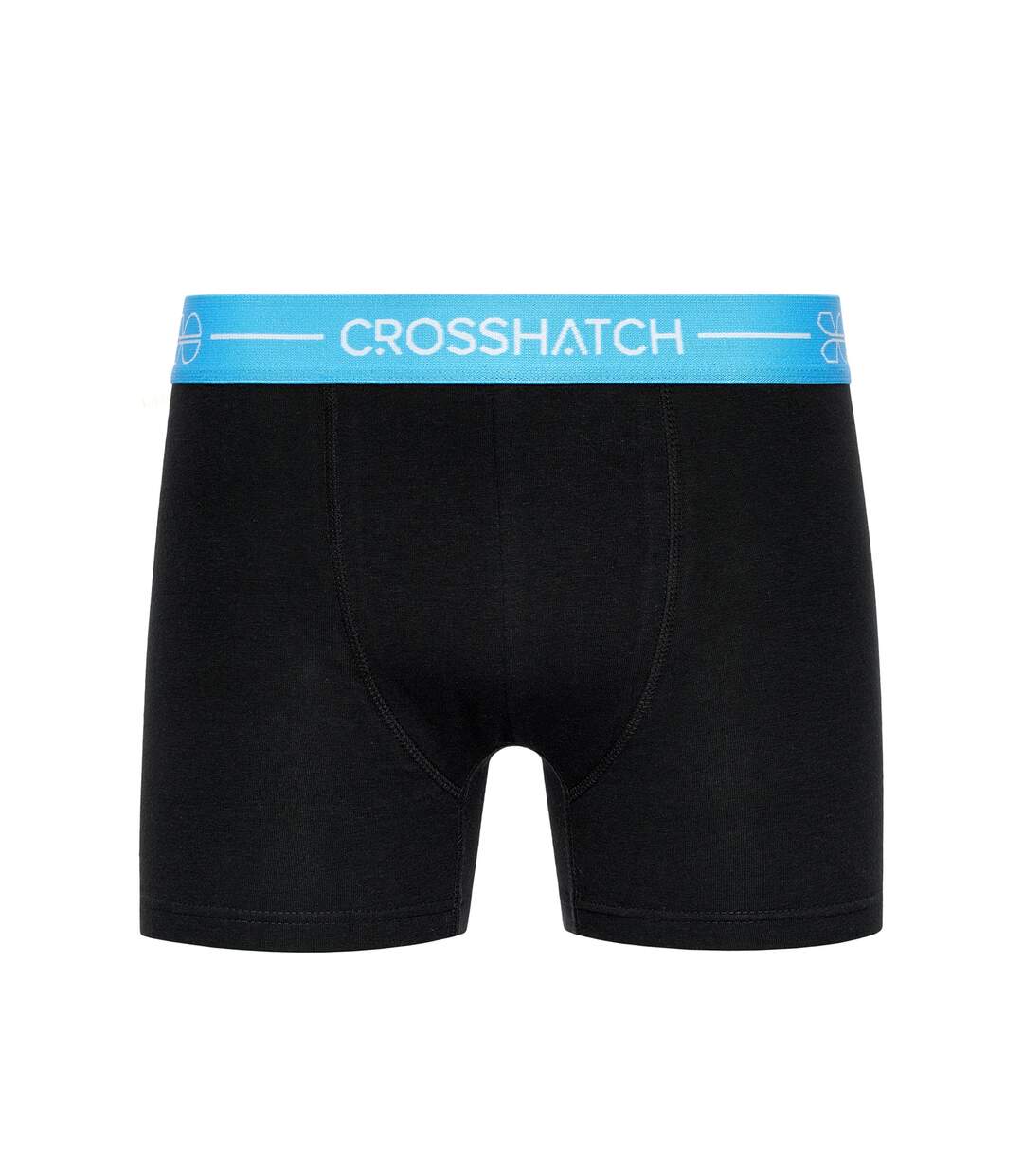 Pack Of 3  Mens Astral Bright Boxer Shorts  Black Crosshatch-3