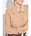 Blouson zippé court velours grosses cotes-4
