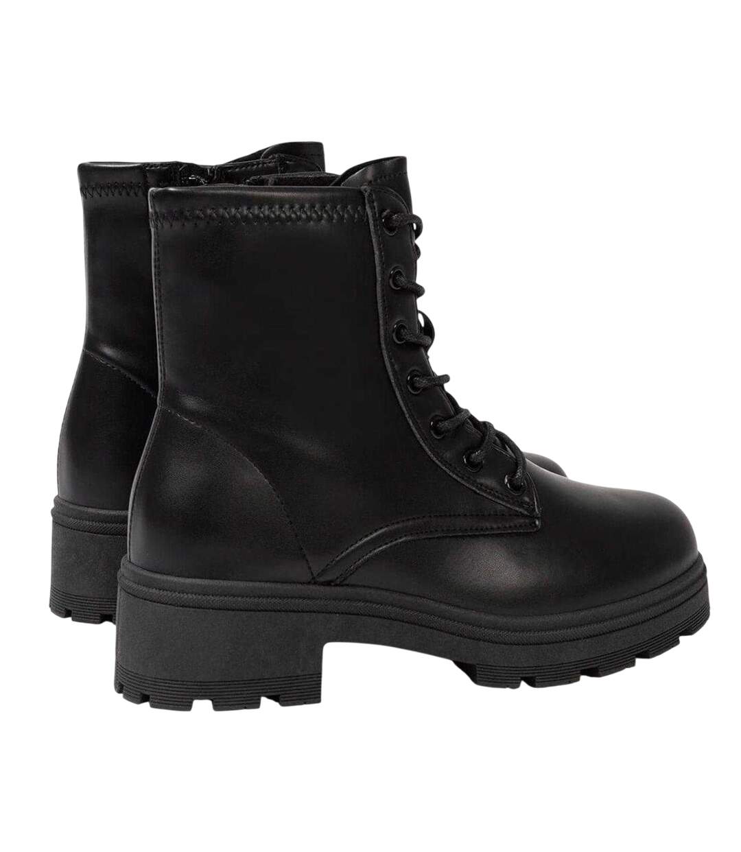 Bottines Motif/style Motard Femme Noir I Saw It First-2