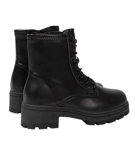 Bottines Motif/style Motard Femme Noir I Saw It First