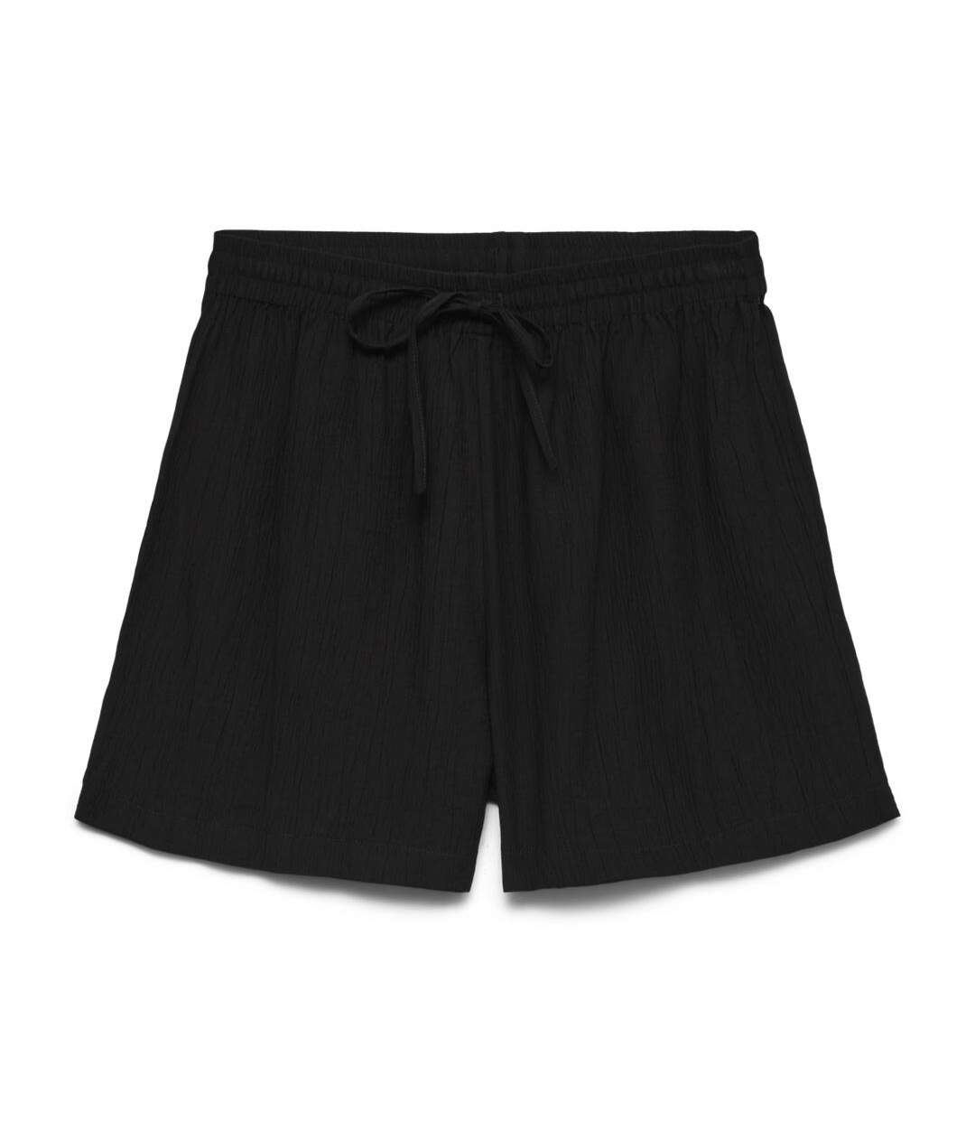 Short noir femme vero moda stonie-1