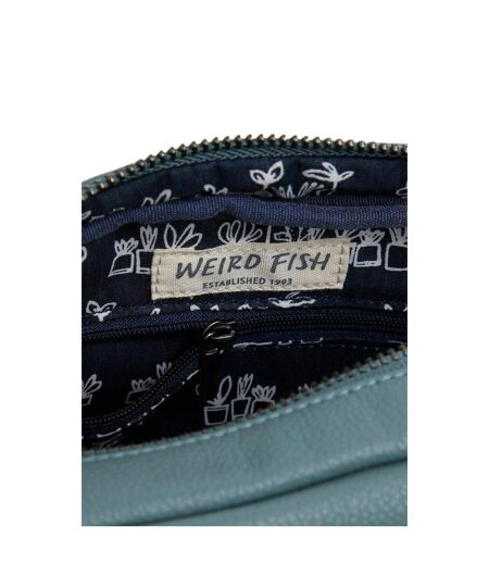 Dion plain vegan leather crossbody bag one size mineral blue Weird Fish
