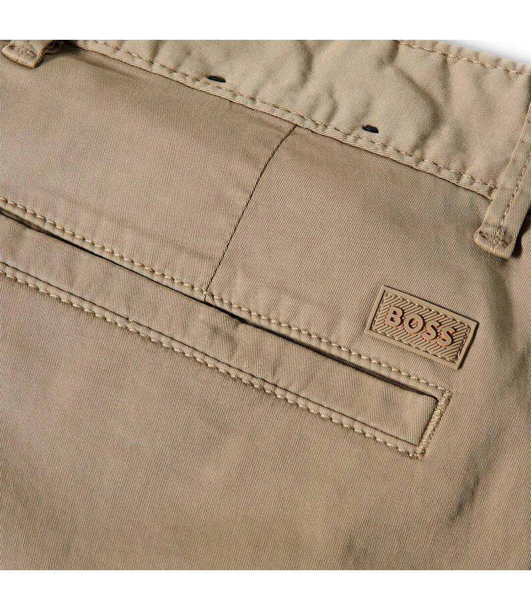 Short Chino Motif/style Uni Homme Beige Boss-4
