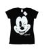 Disney T-shirt en coton à face dégradée Mickey Mouse Femme/Ladies (Noir) - UTBI30925-1