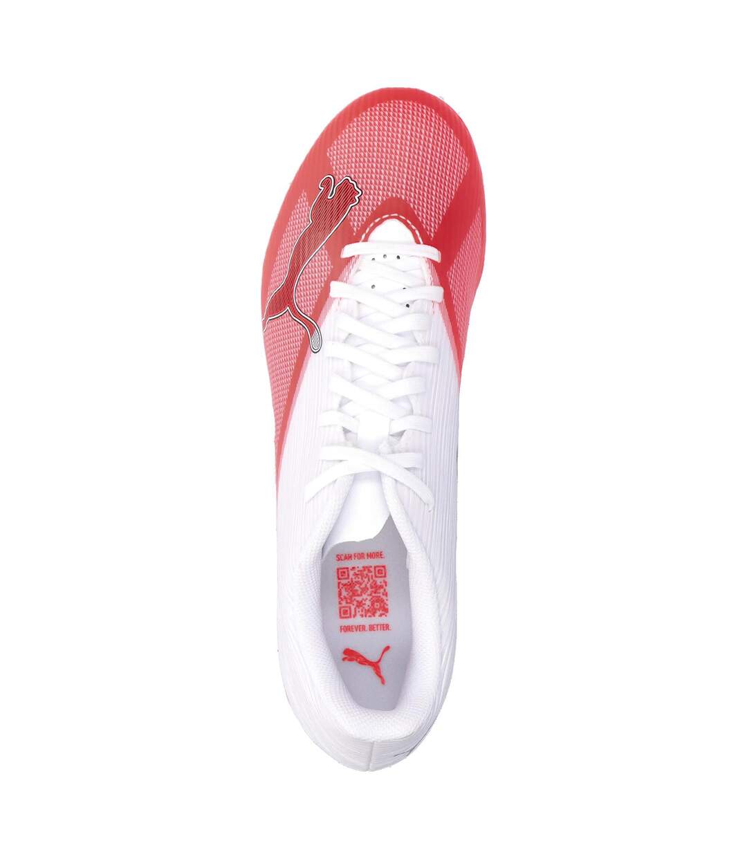 Mens Ultra 7 Play Football Boots Red White Puma-4