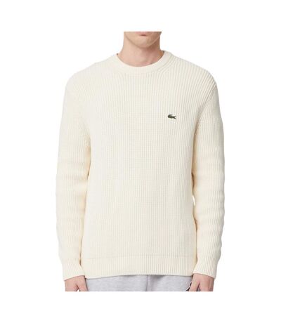 Pull Blanc Homme Lacoste Tricot AH0255 - 3XL