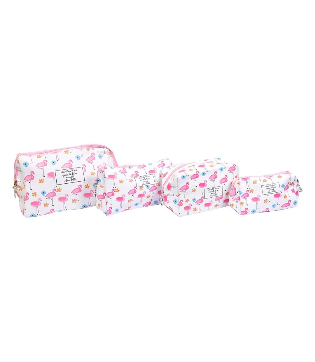 Trousse de Toilette Femme Tendance et fantaisie - Pack de 4-1