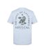 Mens Back Print T-shirt White SoulCal-2