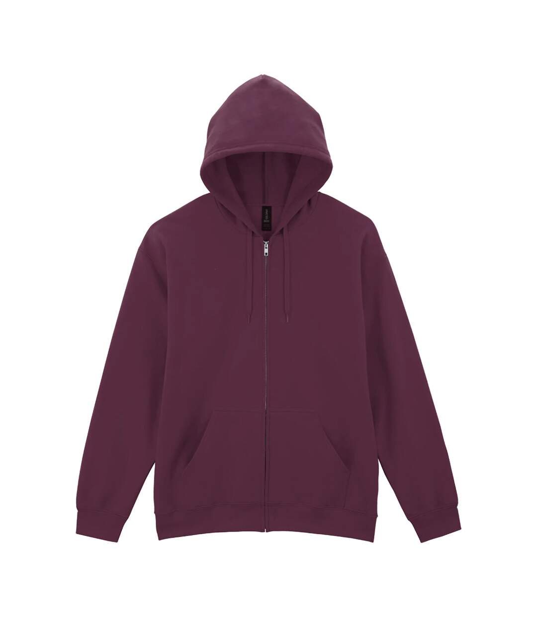 Veste À Capuche Softstyle Homme Bordeaux Foncé Gildan-2
