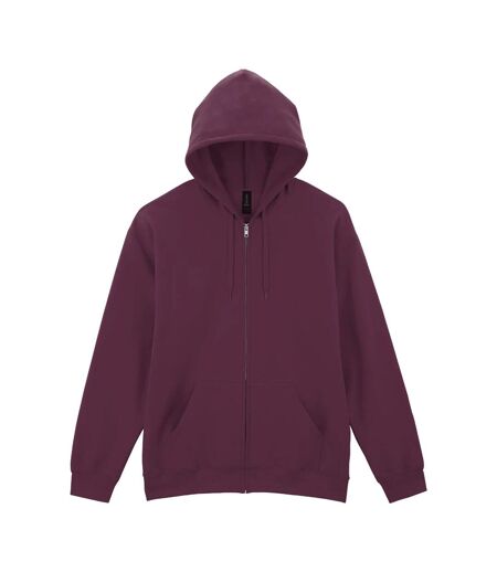 Veste À Capuche Softstyle Homme Bordeaux Foncé Gildan