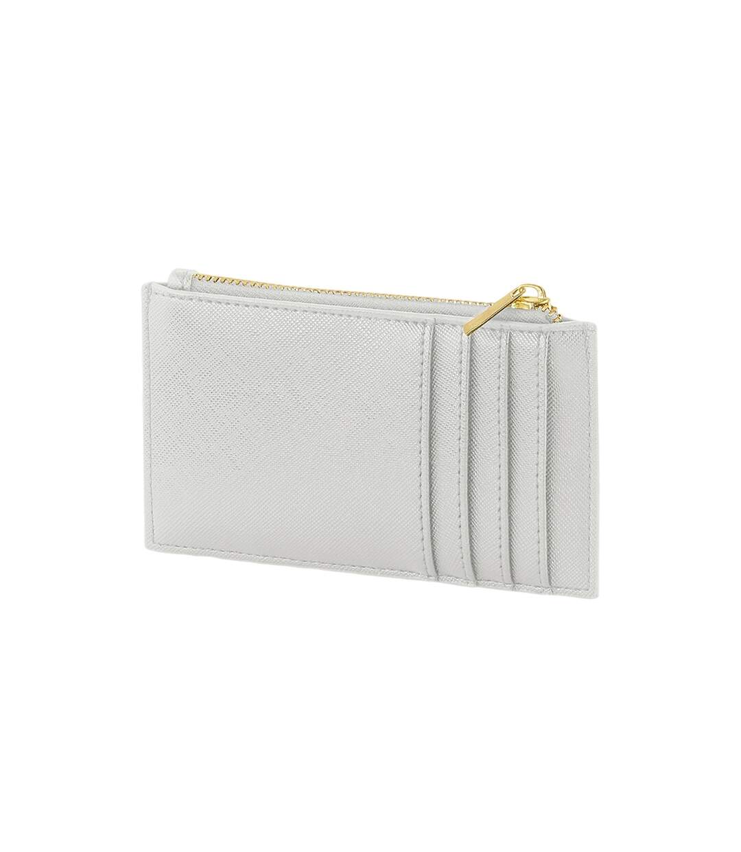 Boutique Card Holder One Size Soft Grey Bagbase-1
