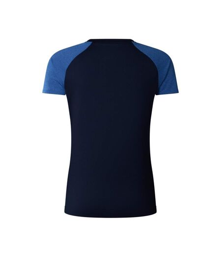 Womens/ladies Elite Training T-shirt Navy True Navy Marl Canterbury