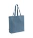 Tote Bag Motif/style Longue Taille Unique Bleu Ardoise Westford Mill-1