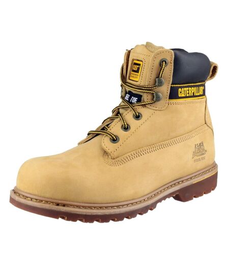 Caterpillar Holton S3 Safety Boot / Mens Boots / Boots Safety (Honey) - UTFS979