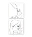 Brosse Visage 3 en 1 2 Vitesses 13cm Blanc & Rose-2