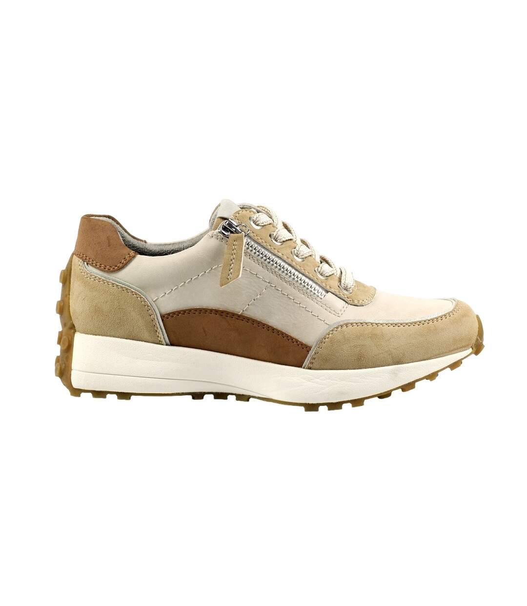 Baskets calvin femme beige Lunar-3