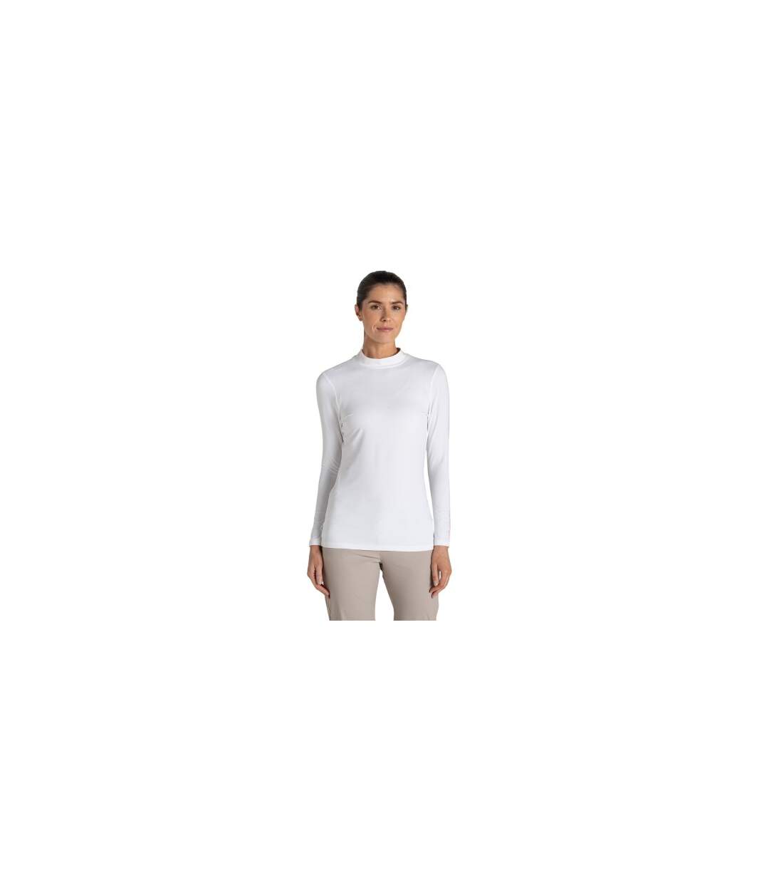 T-shirt Manches Longues Golf Femme Blanc Craghoppers-1