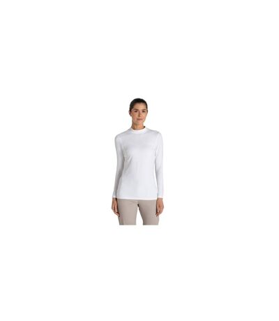 T-shirt Manches Longues Golf Femme Blanc Craghoppers