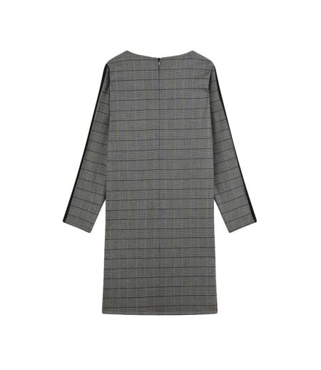 Robe grise à carreaux Femme TBS Jikel - 36