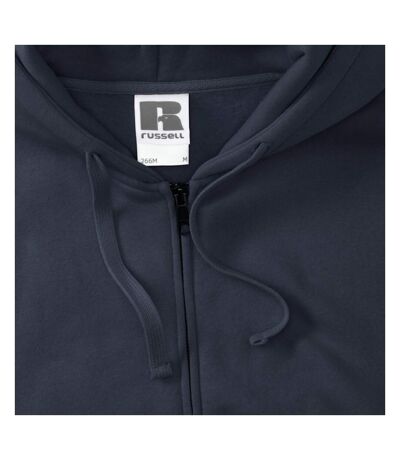 Russell Mens Authentic Full Zip Hooded Sweatshirt/Hoodie (Convoy Gray) - UTBC1499