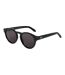 Unisex Adult Oakland Round Sunglasses One Size Black Dark Grey Off-White-1
