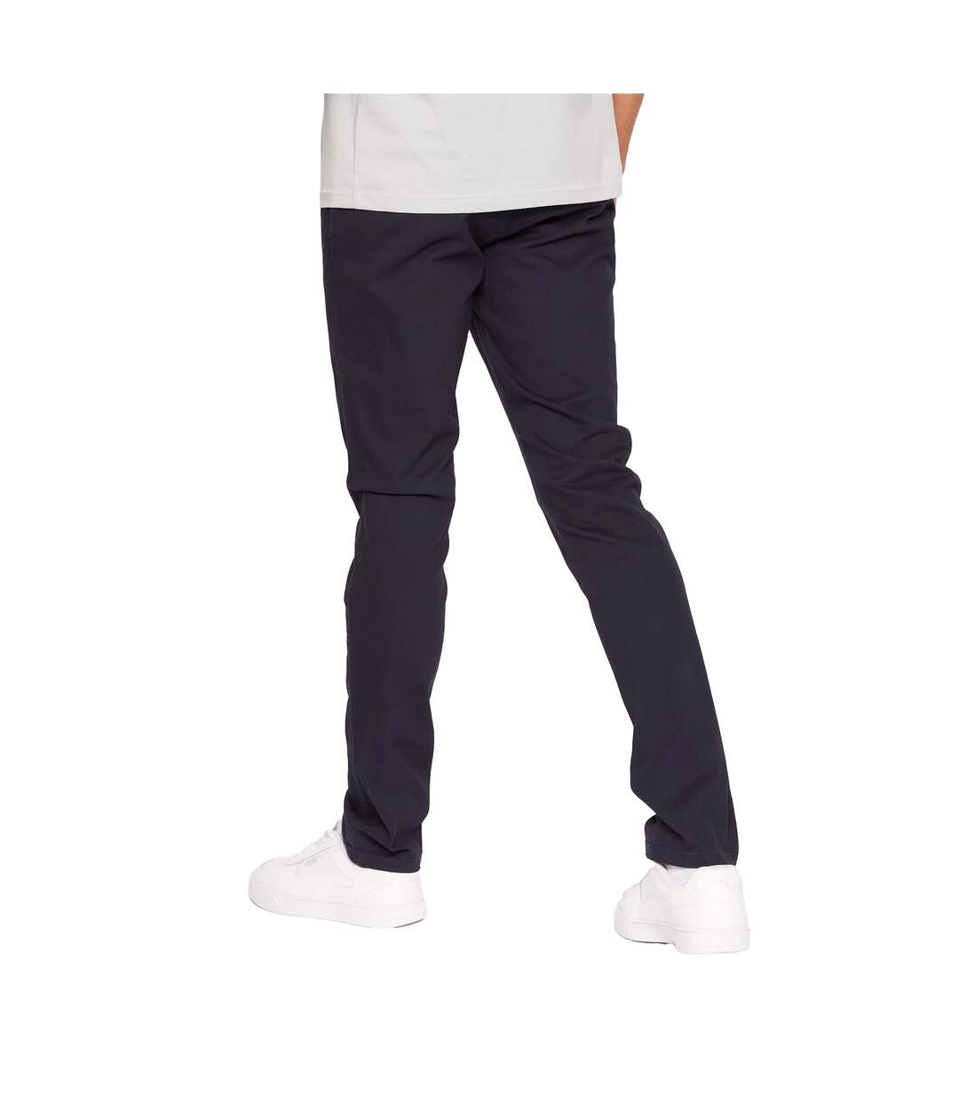 Chino Roysden Homme Bleu Marine Crosshatch-3