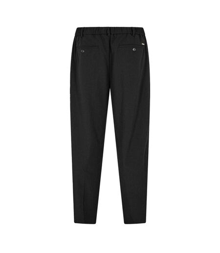 Mens Straight Leg Relaxed Fit Trousers Black Belier