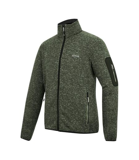 Mens Newhill Marl Full Zip Fleece Jacket Light Sage Regatta