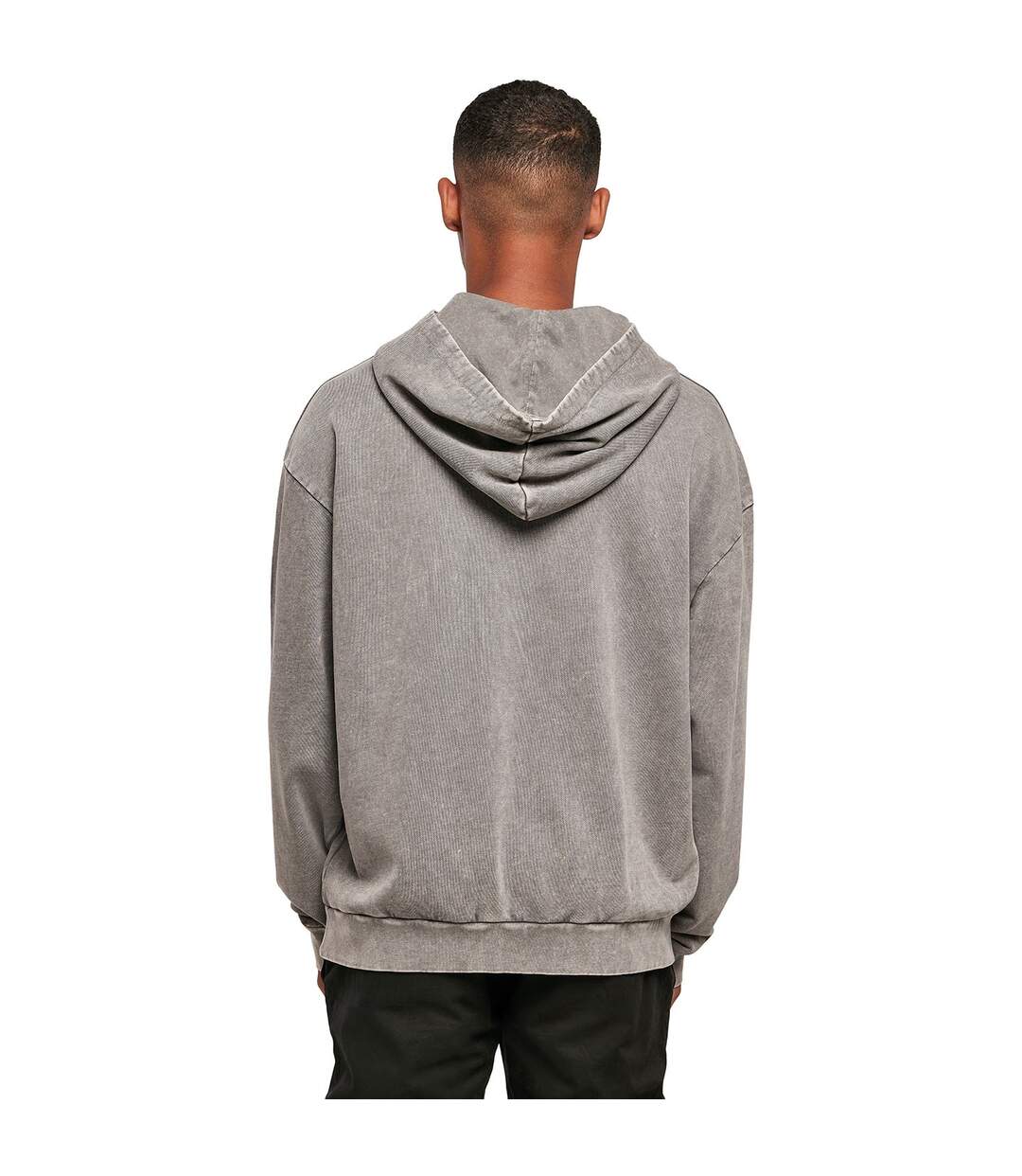 Sweat à capuche homme anthracite Build Your Brand-2